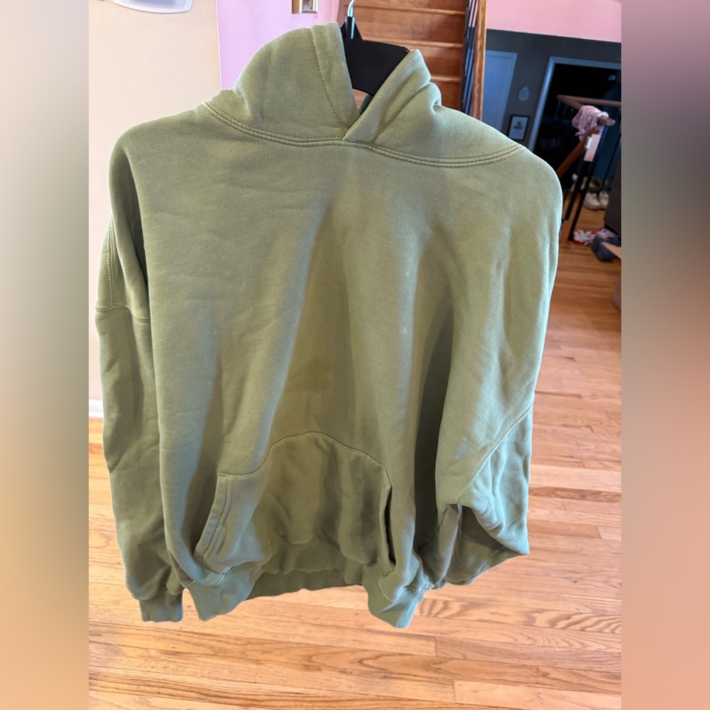 Women’s Ninth Hall Fundamentals Oversized Olive Green Hoodie One Size